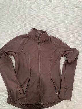 90 Degree By Reflex Mauve Full-Zip Utility Jacket